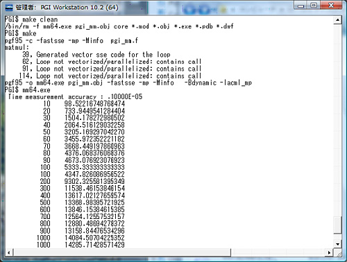 Windows PGI command prompt